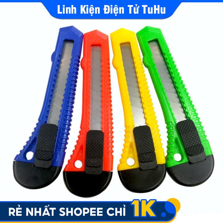 Dao Rọc Giấy 18mm Chuyên Dụng Giá Siêu Rẻ - Màu Sắc Ngẫu Nhiên | Shopee ...