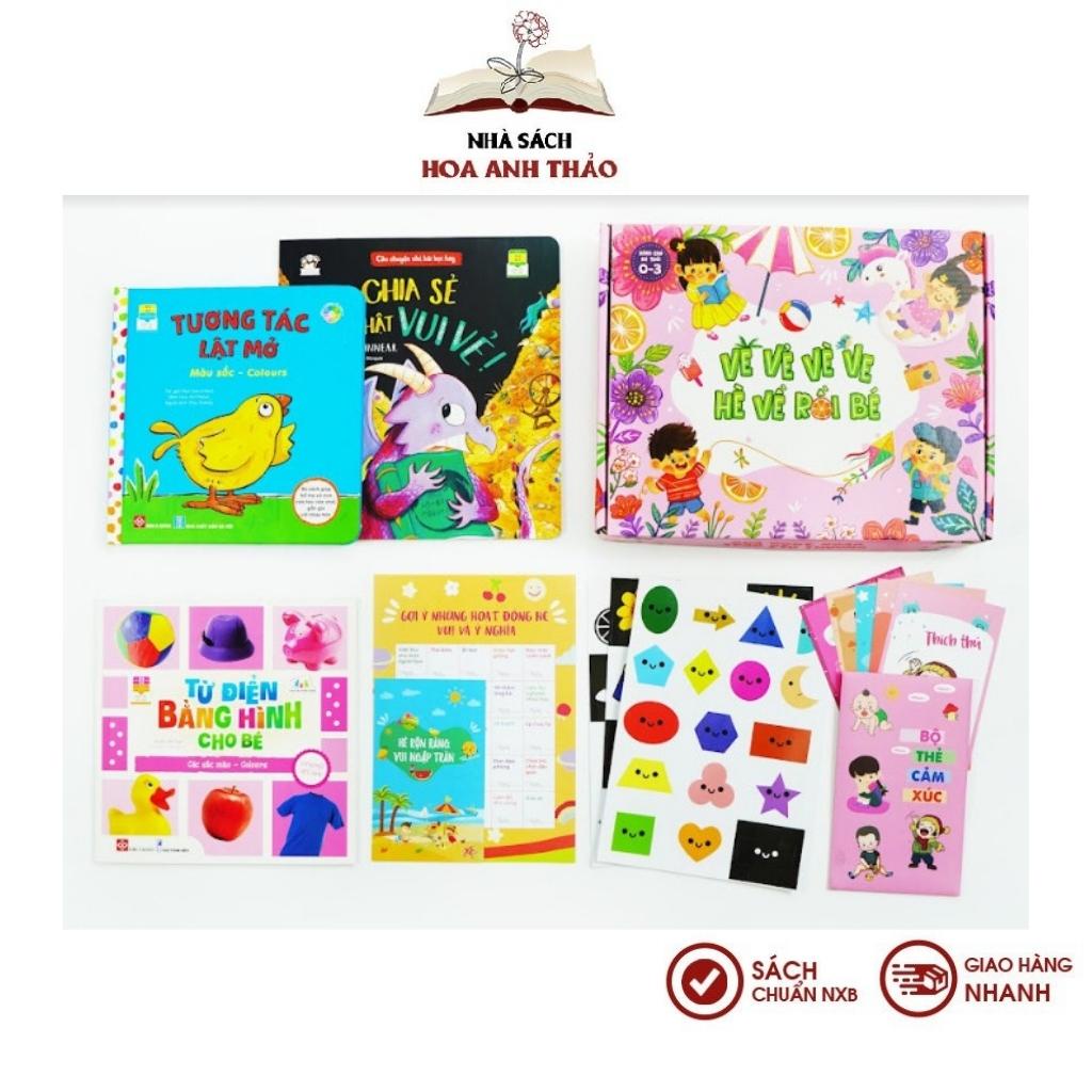 Sách - Hộp quà tặng 1/6 cho bé từ 0-9 tuổi, Hè rộn tàng - Vui ngập tràn