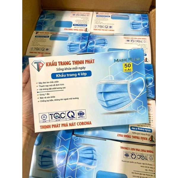 Khẩu trang kháng khuẩn 4 lớp Vinmed
