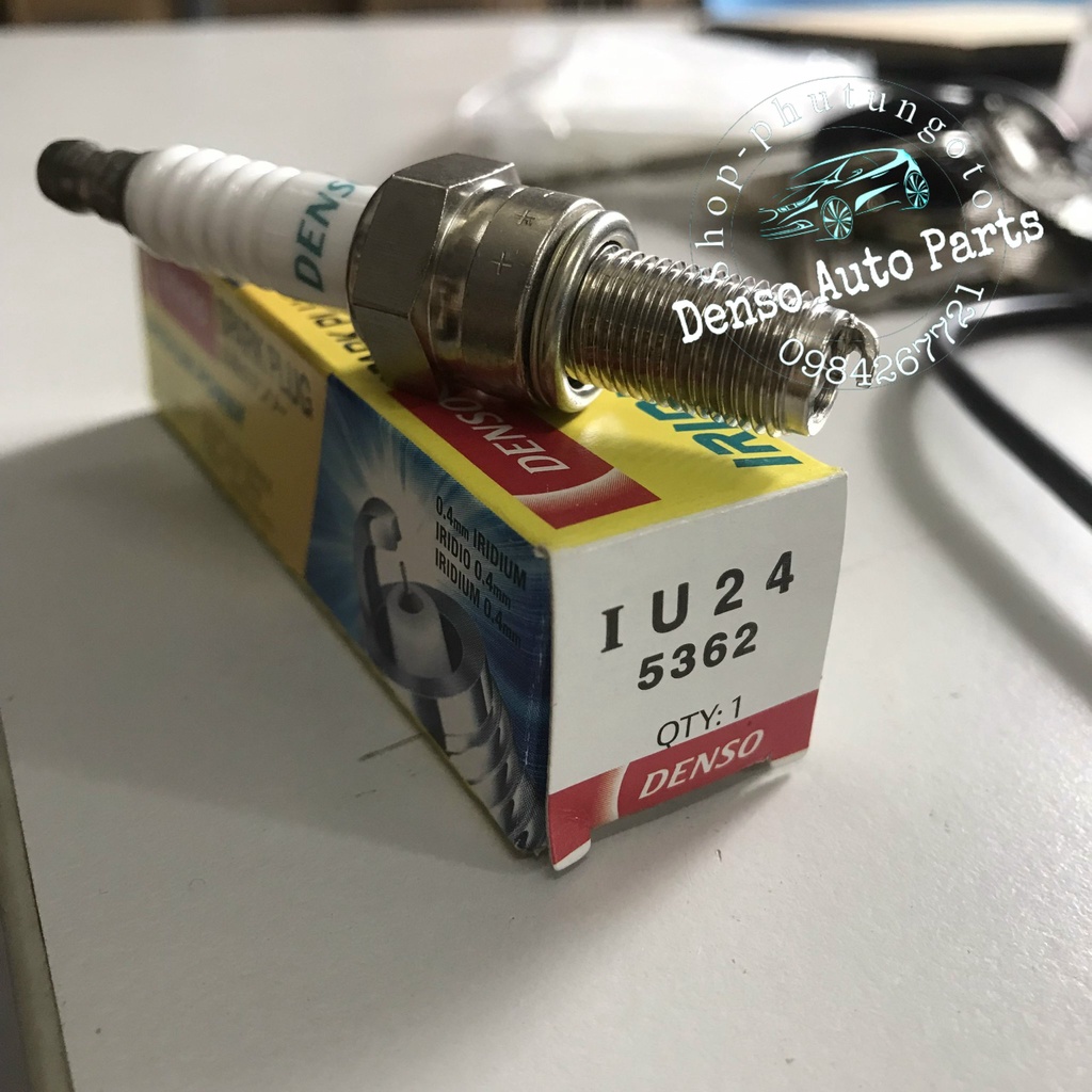Bugi cao cấp DENSO Iridium IU27/IU24 cho xe Exciter, Winner, Suzuki GZ150 (1 chiếc)