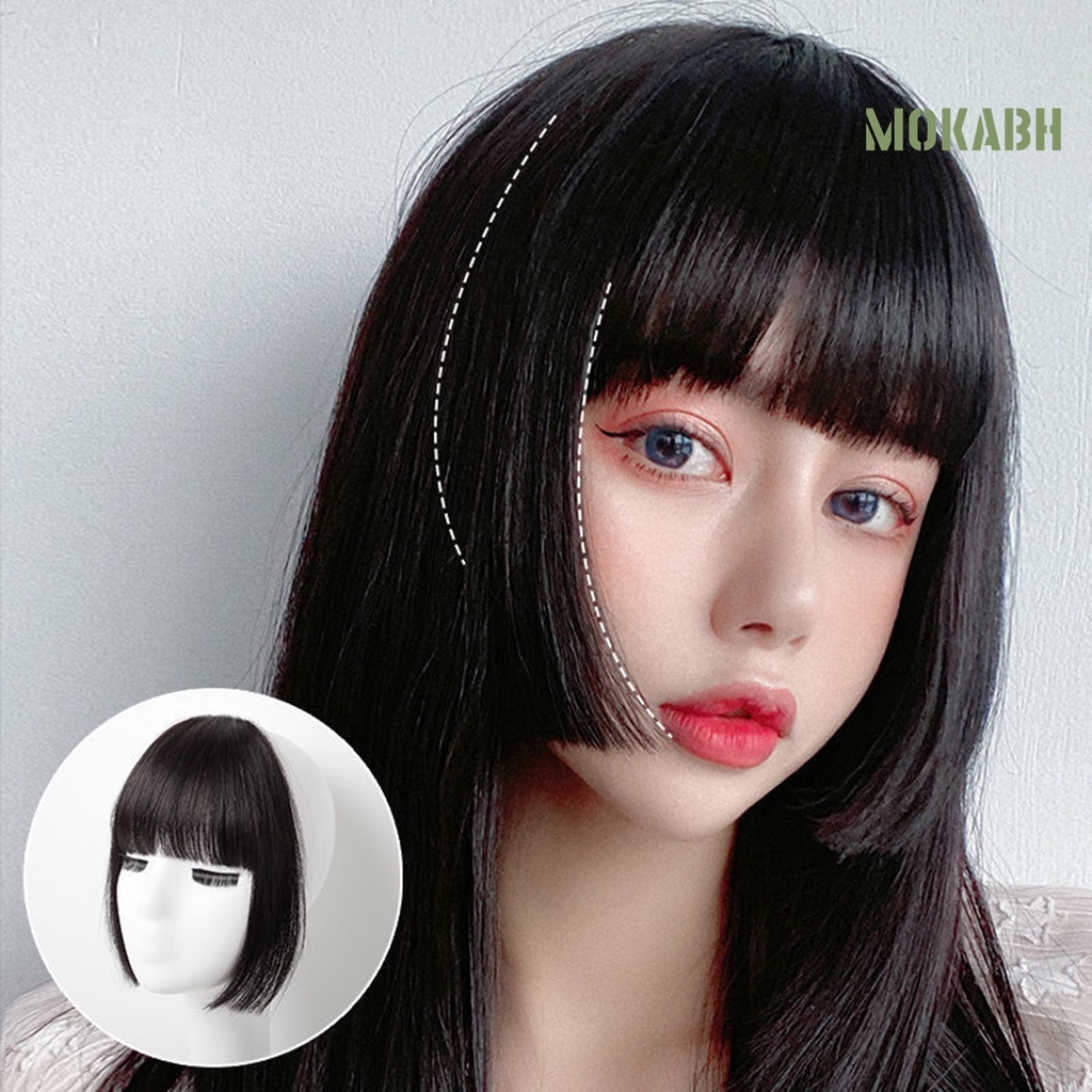 [Tóc Giả &amp; Phần Mở Rộng] Tóc Mái Ngang Phù Hợp Với Tự Nhiên Chịu Nhiệt Độ Cao Kiểu Công Chúa Hime