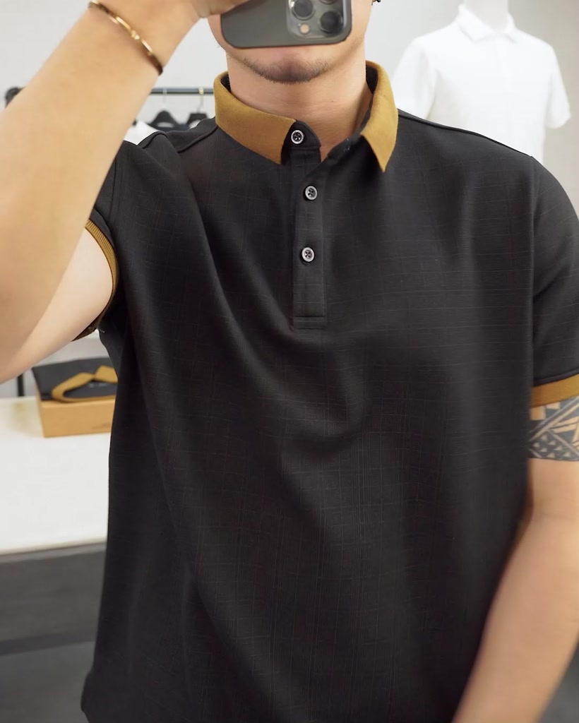 Áo POLO nam cổ bẻ DYLEN vải Cotton Jacquard dệt kim xuất xịn,chuẩn form, sang trọng ,thanh lịch - POLOMANOR | BigBuy360 - bigbuy360.vn