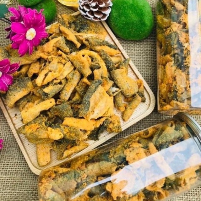DA CÁ SẤY GIÒN LẮC TRỨNG MUỐI - HỦ PET LỚN 250gram