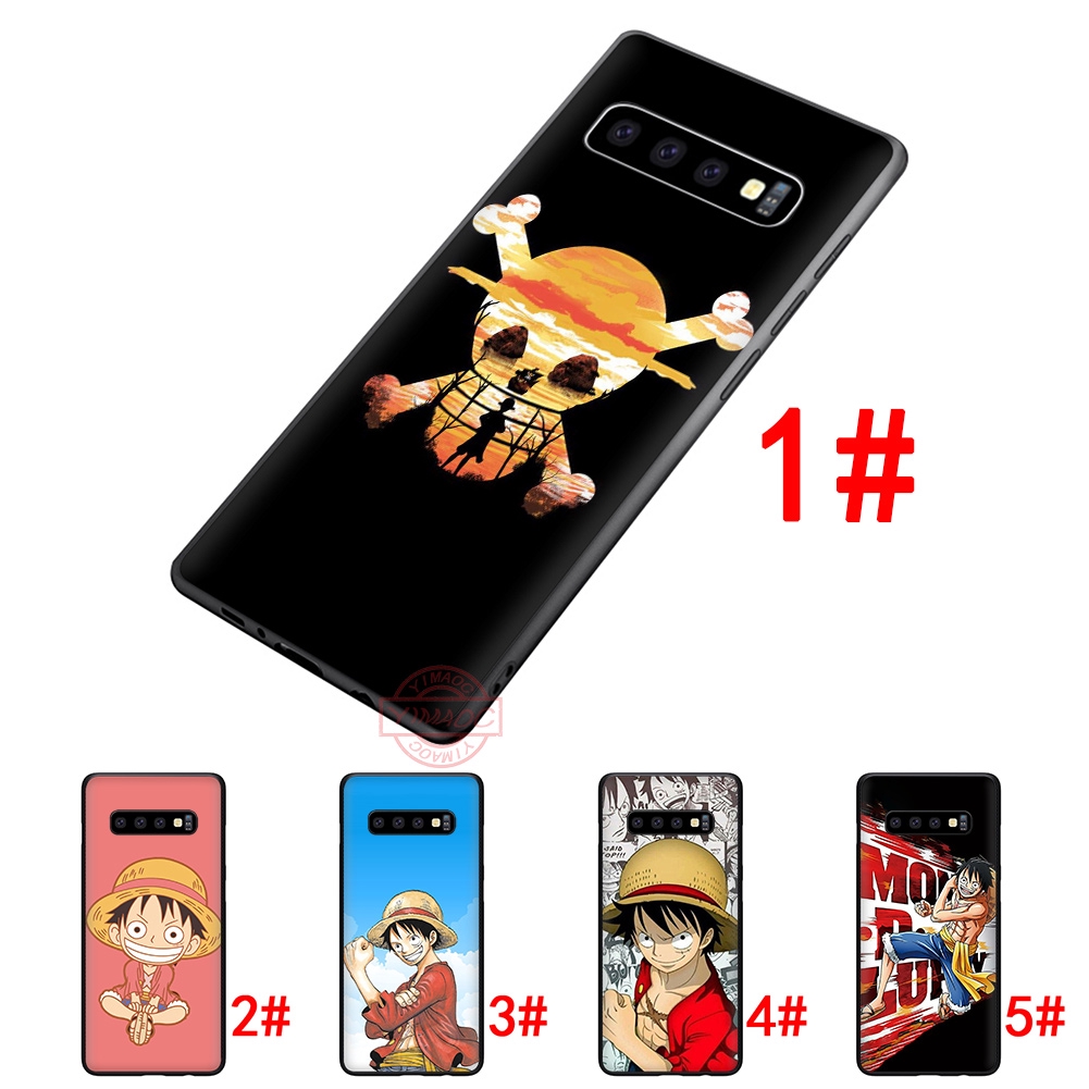 Ốp điện thoại silicon in họa tiết anime One Piece dành cho Samsung Galaxy S7 Edge S8 S9 S10 Plus Note 8 9
