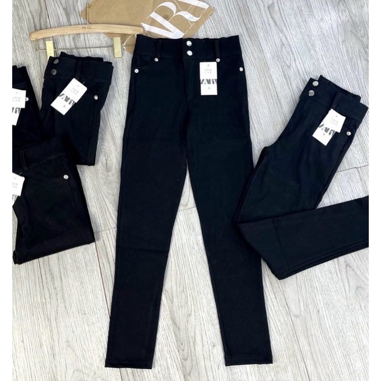 Quần tregging 2 khuy cạp cao (ảnh thật) | BigBuy360 - bigbuy360.vn