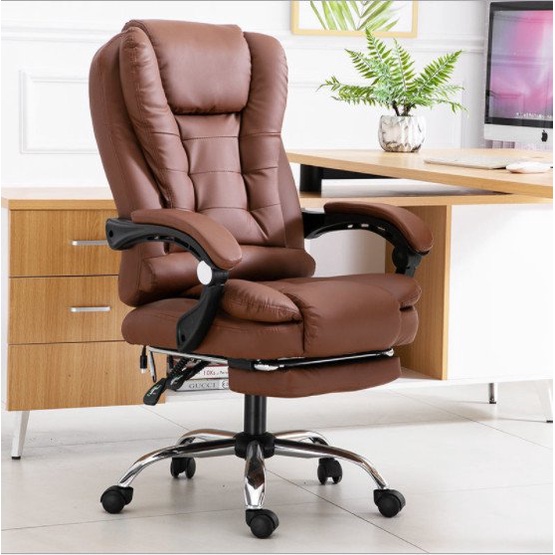 Ghế Giám Đốc Massage Ghế Văn Phòng Chân Xoay Có Gác Chân - Bảo Hành 1 Năm