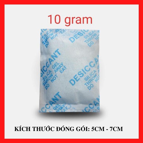 Gói hút ẩm Silicagel - Túi hút ẩm cho giày dép, thực phẩm, chống ẩm mốc (10gr/gói)