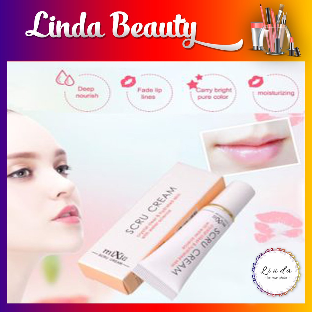 Gel tẩy da chết kết hợp dưỡng giúp hồng Môi SCRU cream 12g | BigBuy360 - bigbuy360.vn