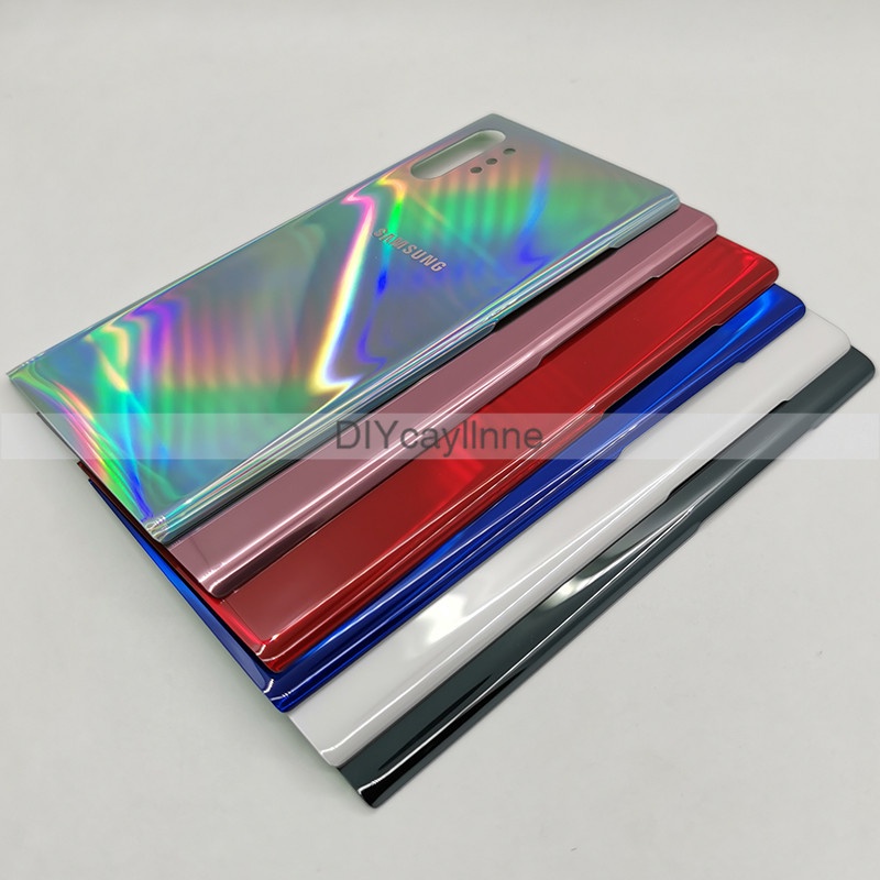 Ốp Điện Thoại Mặt Kính Kèm Nắp Bảo Vệ Camera Dành Cho Samsung Galaxy Note10 / Note 10 Plus