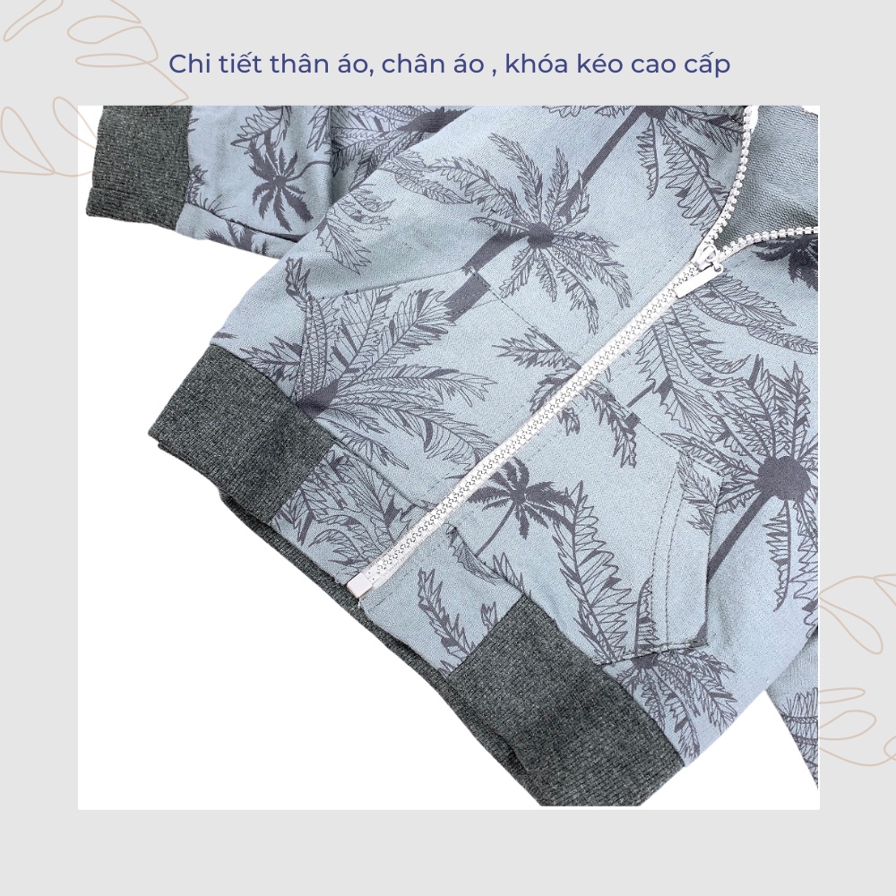 Áo khoác cho bé trai bé gái hoạt tiết khủng long năng động, thoái mái - JJ Kids