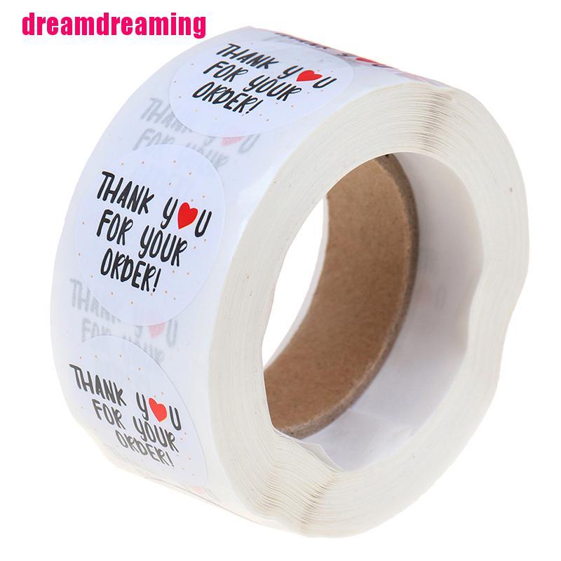500 Miếng Dán In Chữ Thank You For Your