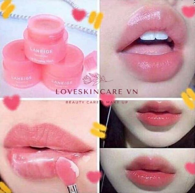 (GRAB / NOWSHIP) (Date 06-01-2024) Mặt Nạ Ngủ Cho Môi Laneige Lip Sleeping Mask - Berry