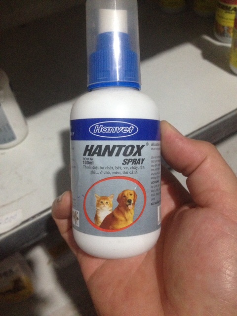 Thuốc xịt diệt bọ chét Hantox Spray 100ml