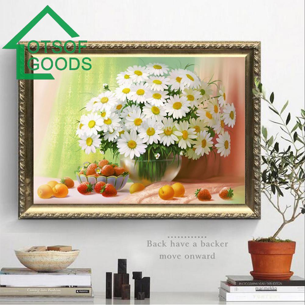 Tranh đính đá tự làm trang trí 5D hình hoa quả | BigBuy360 - bigbuy360.vn