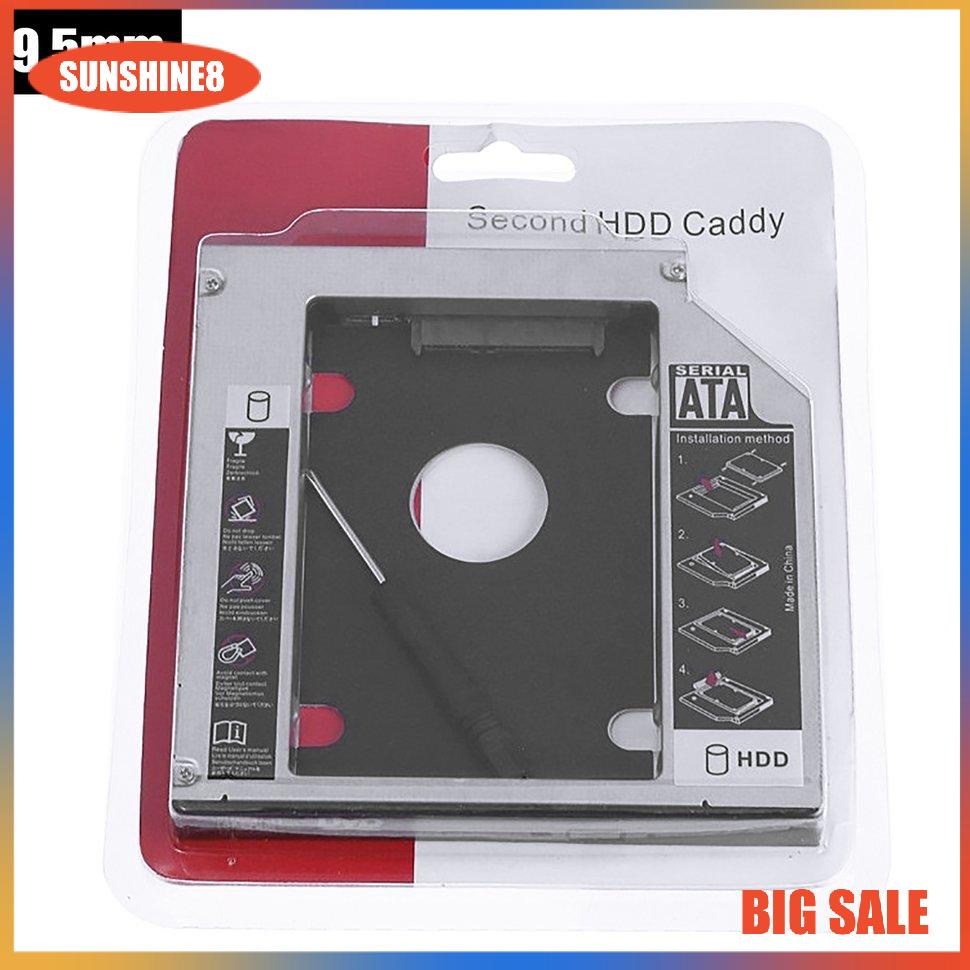 【SUN】9.5mm SSD Bracket Universal Hard Drive Stand Enclosure Hard Disk Holder