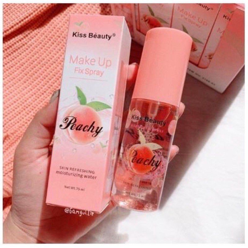 [Auth]Xịt Giữ Lớp Nền Cố Định Lớp Trang Điểm Kiss Beauty ĐÀO 75ML | BigBuy360 - bigbuy360.vn