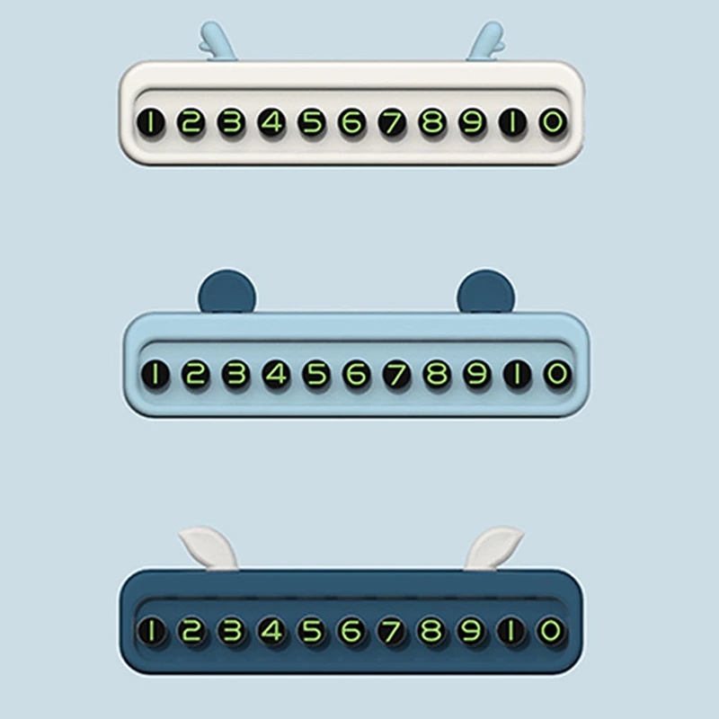 Bảng Số Điện Thoại Đỗ Xe Tạm Thời Thiết Kế Dễ Thương Tiện Dụng