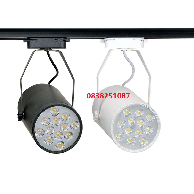 Đèn Pha Led Ray Chiếu Điểm 12W (Trắng+Vàng