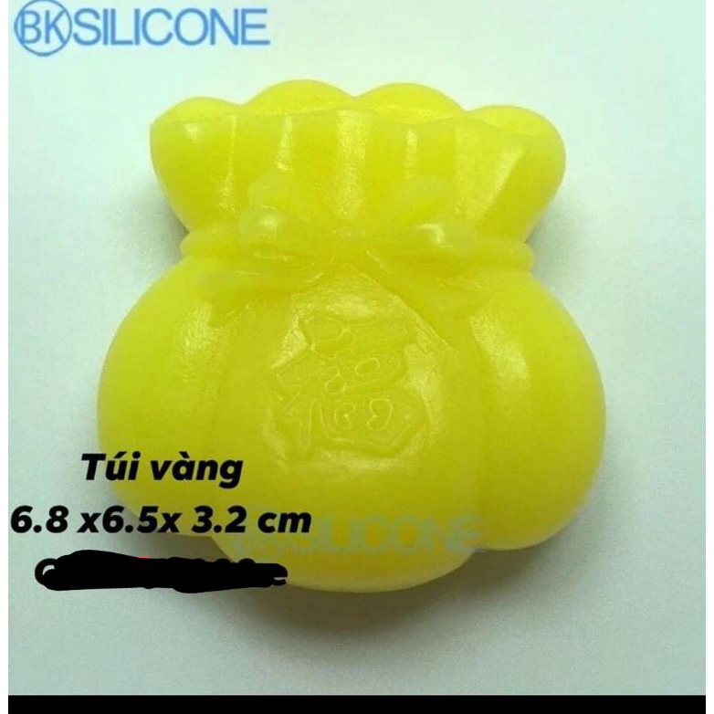 Khuôn silicon túi vàng