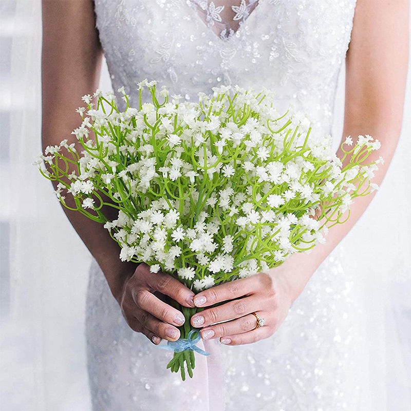 Gypsophila hoa giả hoa giả để bàn trang trí tiệc trang trí đám cưới hoa giả decor trang trí nhà trang trí phòng ngủ