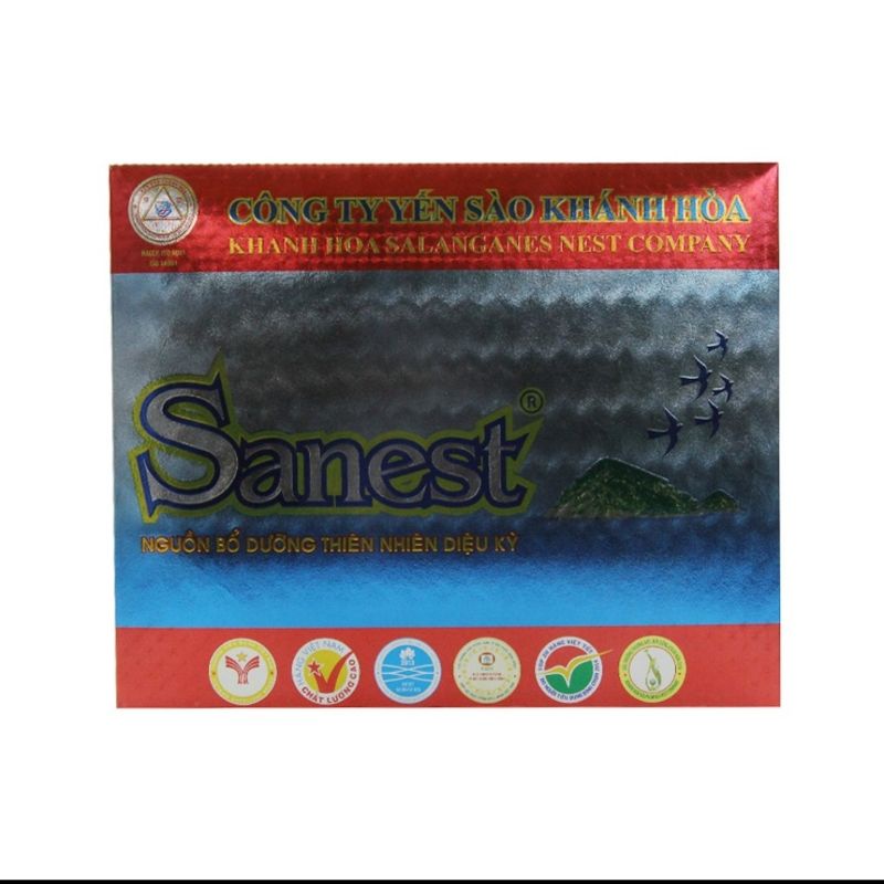 Yến sào sanest khánh hòa không đường hộp 6 lọ×70ml, | BigBuy360 - bigbuy360.vn