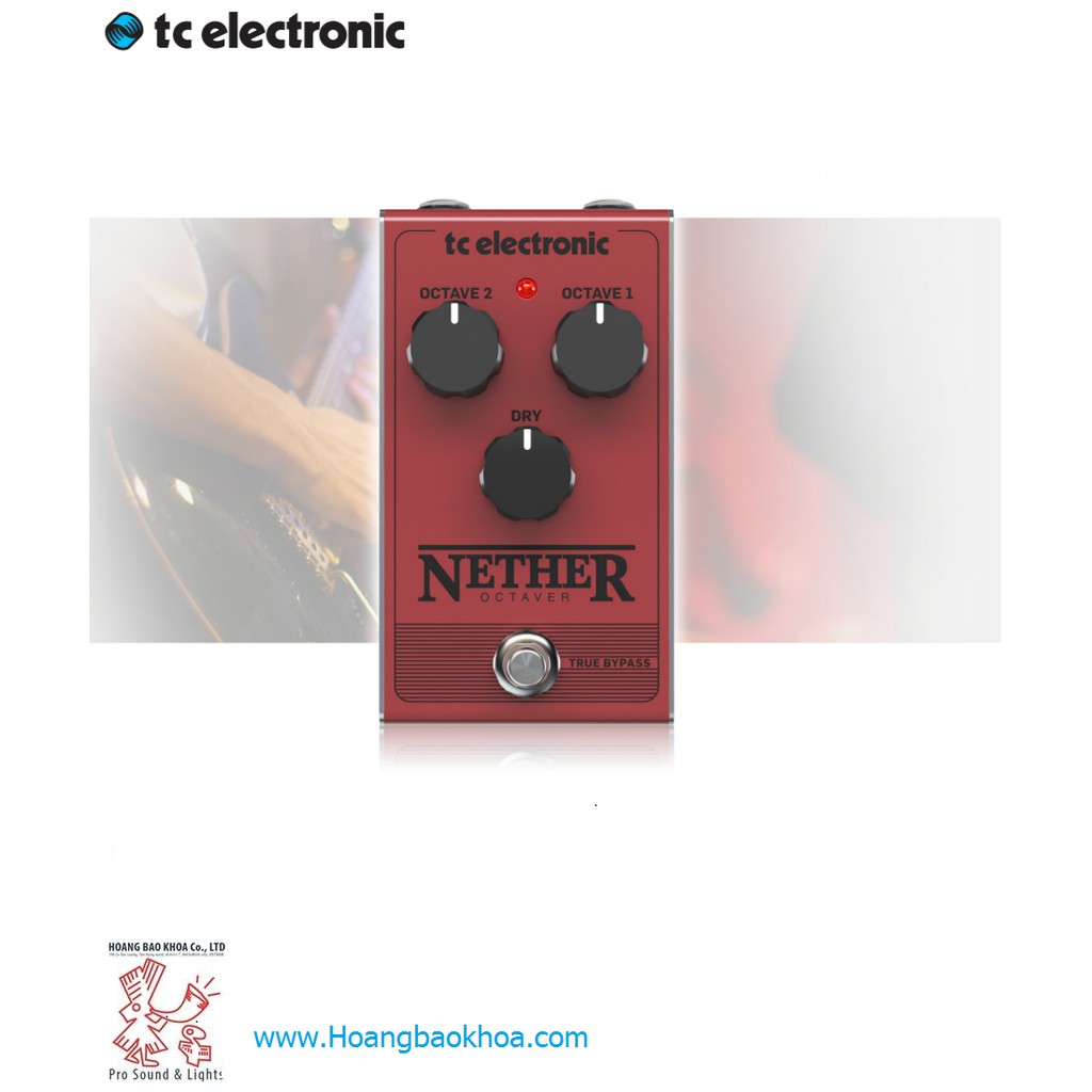 Stompboxes Guitar TC ELECTRONIC NETHER OCTAVER -- Cục phơ ghita TC ELECTRONIC