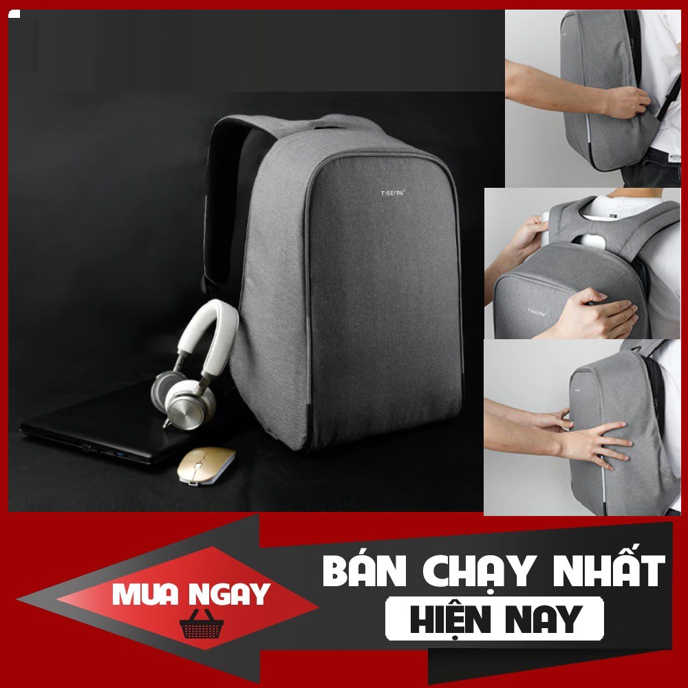 Balo CHÍNH HÃNG bảo hành 3 năm, Balo chống trộm TIGERNU 3213