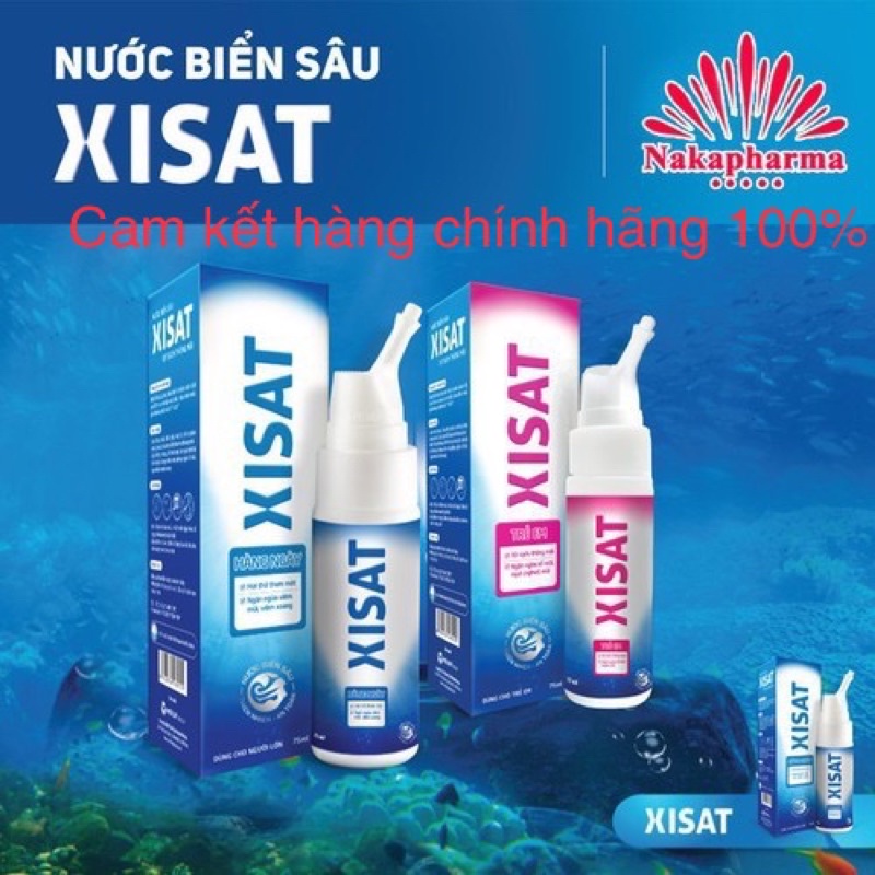 Nước biển sâu xịt thông mũi trẻ em , người lớn Xisat