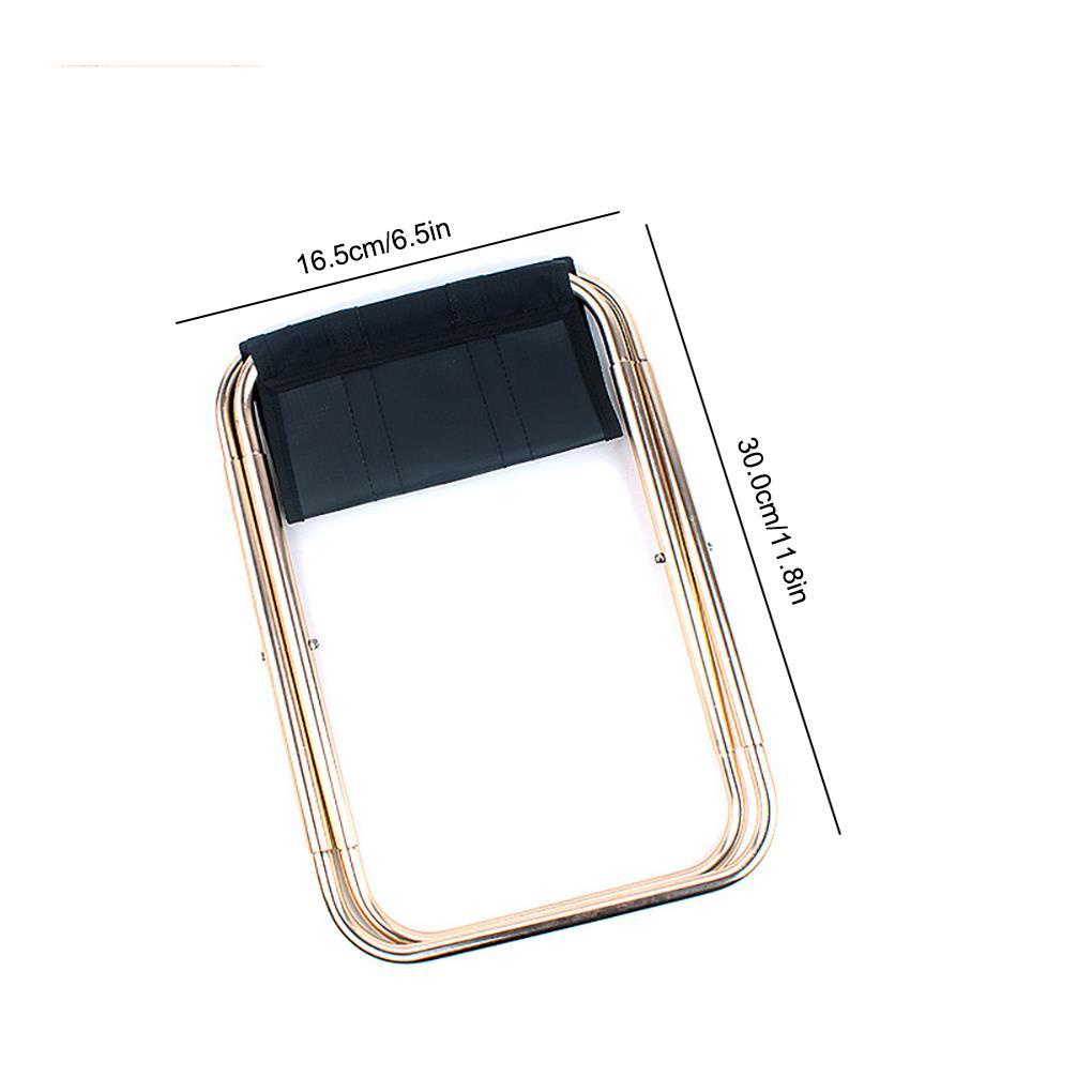 Ghế Xếp Bằng Hợp Kim Nhôm Tiện Dụng Khi Đi Câu Cá / Cắm Trại