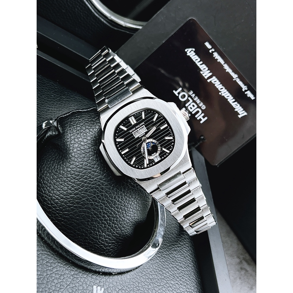Đồng hồ nam Patek Phillip Nautilus 5726A 42mm máy cơ nhật cao cấp, chạy full kim, viền trơn