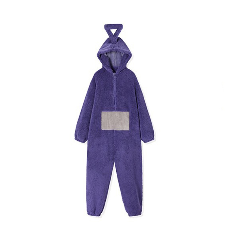 Anime Teletubbies Dipsy Laa Po Tinky Winky Cosplay Coral Velvet Sleepwear Halloween kid gift