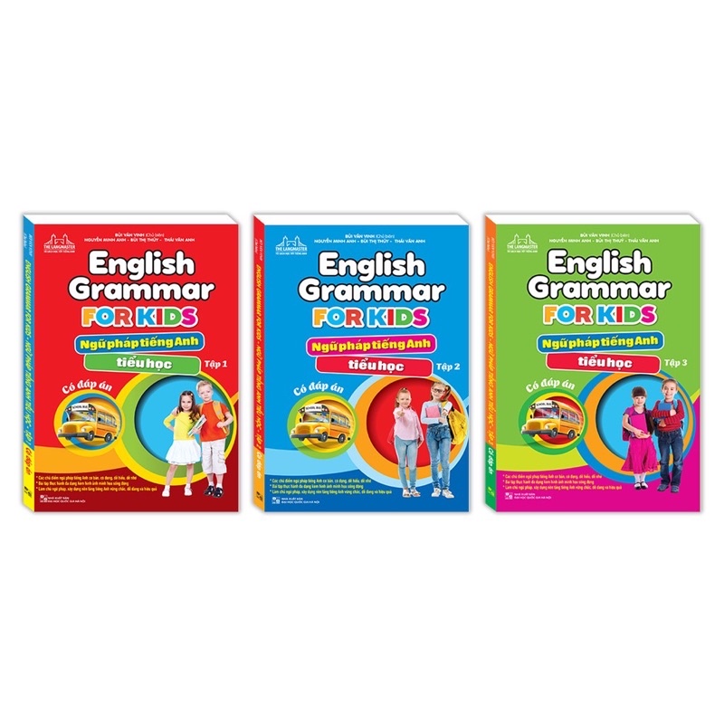 Sách.__.Ngữ Pháp Tiếng Anh Tiểu Học Trọn Bộ 3 Tập
