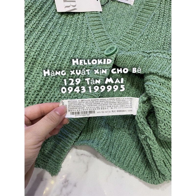 cardigan xanh cài cúc