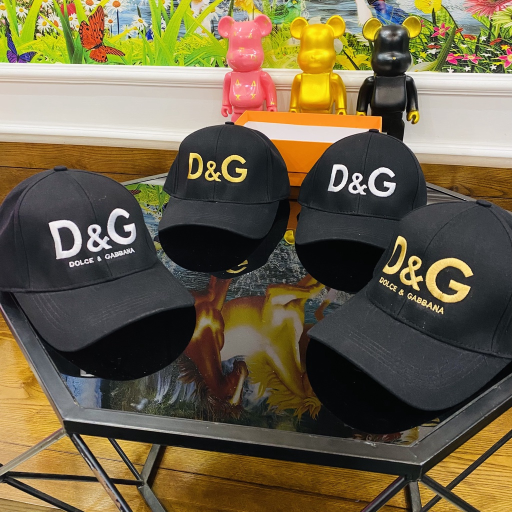 Mũ lưỡi trai THÊU CHỮ DG dolce Giá Rẻ Loại 1, Nón lưỡi trai kaki thời trang nam nữ unisex