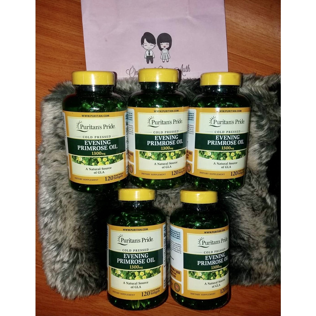 Tinh dầu hoa anh thảo Evening Primrose Oil 1300mg Puritan’s Pride