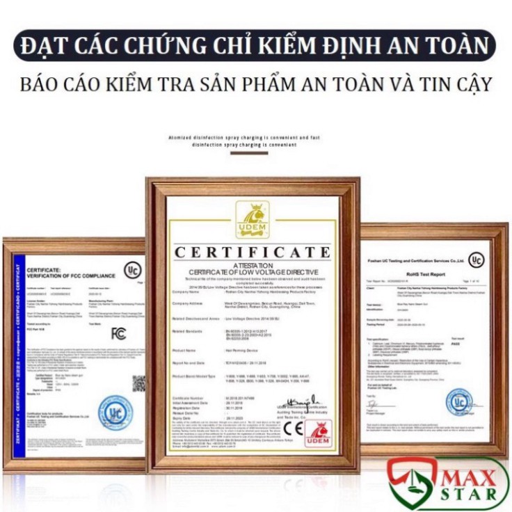 [HÀNG CHÍNH HÃNG-BẢO HÀNH 12 THÁNG] Súng phun khử trùng NANO Cầm tay tiệt trùng diệt khuẩn bằng tia UV HOT HOT