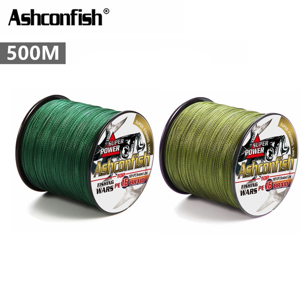 Cuộn Dây Câu Cá Bện 16 Sợi 500m X16 Chất Lượng