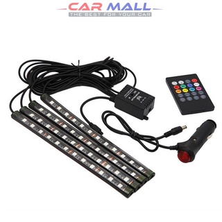 Bộ Đèn Led Gầm Ô Tô 7 Màu có cảm ứng theo nhạc 12V Kèm Remote Điều Khiển sang trọng