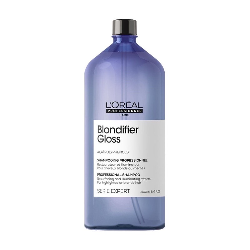 Dầu gội tăng độ bóng mượt cho tóc tẩy L'Oréal Professionnel Serie Expert Blondifier Gloss Shampoo 1000ml