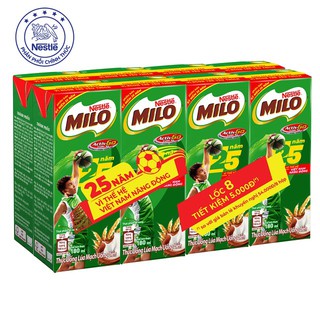 Lốc 8 hộp sữa milo 180ml