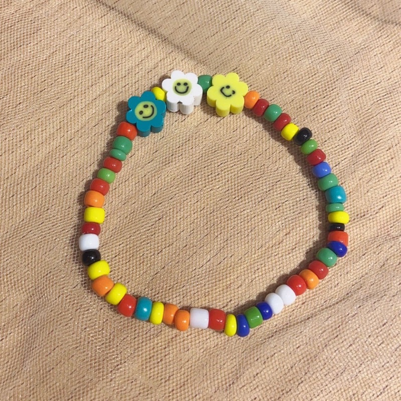 Dây vòng tay hoa- cười co giãn