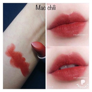 Son Mac Fullsize màu 602 Chili Đỏ gạch tôn da cực kỳ