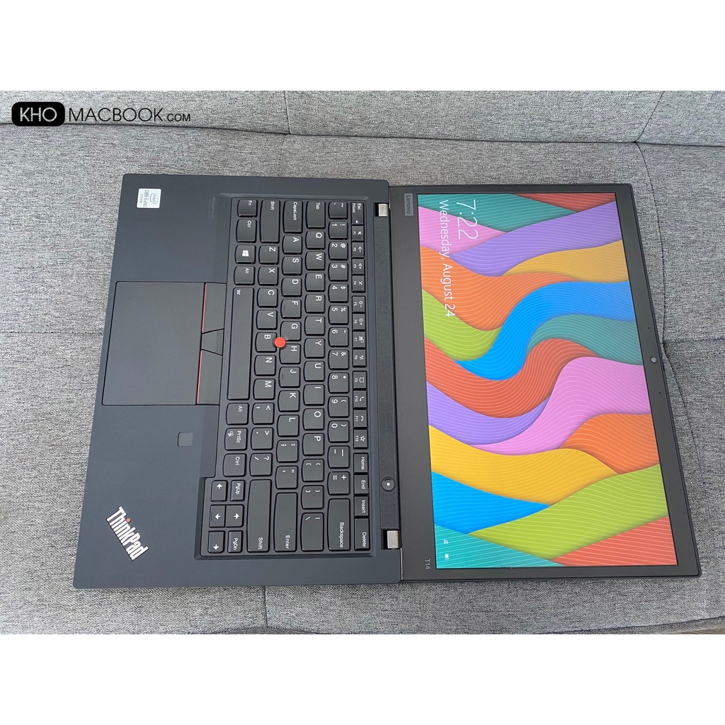 Laptop Lenovo Thinkpad T14 Core i7-10510U l RAM 16G l SSD 256G l Màn 14' FHD   Hàng Mỹ Đẹp 99%
