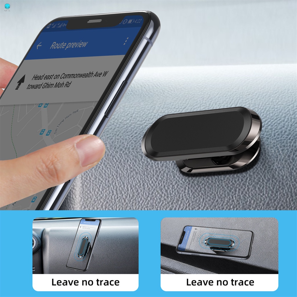 Giá đỡ điện thoại xoay 360 độ với 8 nam châm thông dụng cho xe ô tô