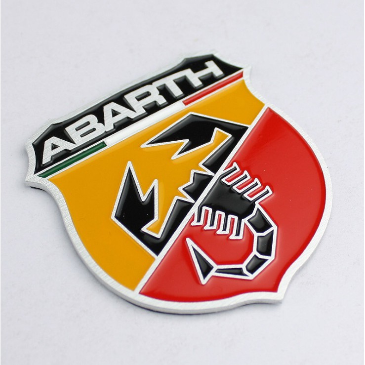 Tem nhôm ABARTH có keo dán sẵn