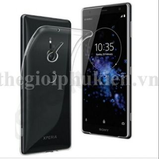 Bộ 2 ốp dẻo silicon sony XZ2 premium trong suốt hàng cao cấp