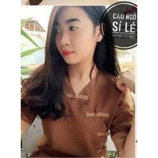 Áo Lam kiểu Đài Loan (5 nút)