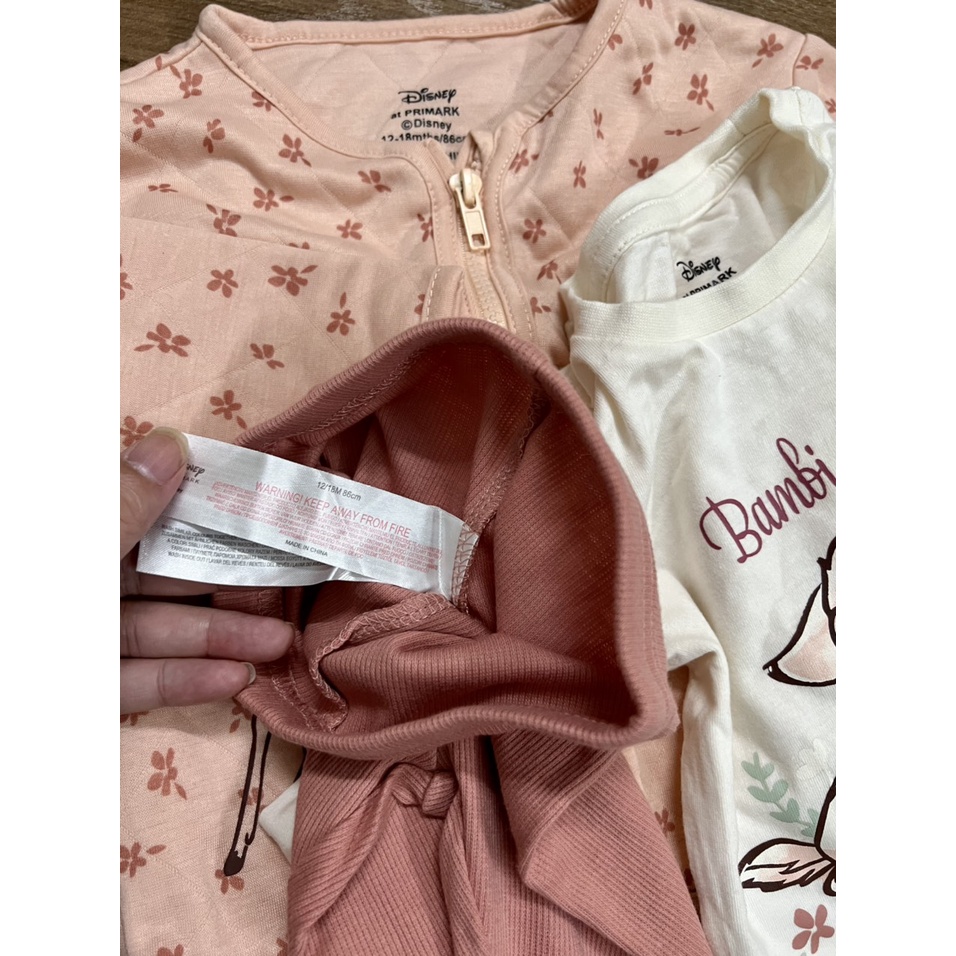 Sét 3 chi tiết hoạt hình primark cho bé