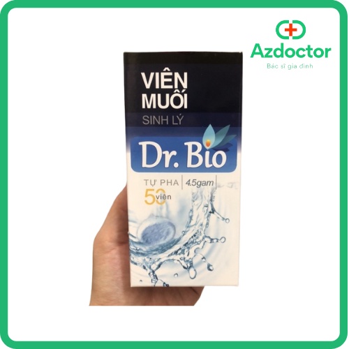 Viên Muối Sinh Lý Dr.BIO Dùng làm nước xúc miệng hàng ngày tiện lợi và dễ sử dụng 5.0
