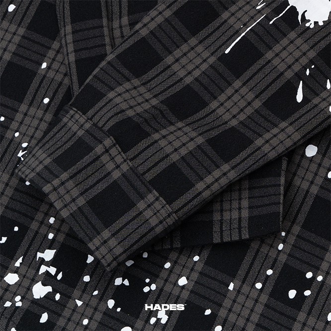 Áo Sơ Mi Tay Dài Unisex GRAFFITY FLANEL Cotton Caro - HADES Brand Chính Hãng | BigBuy360 - bigbuy360.vn